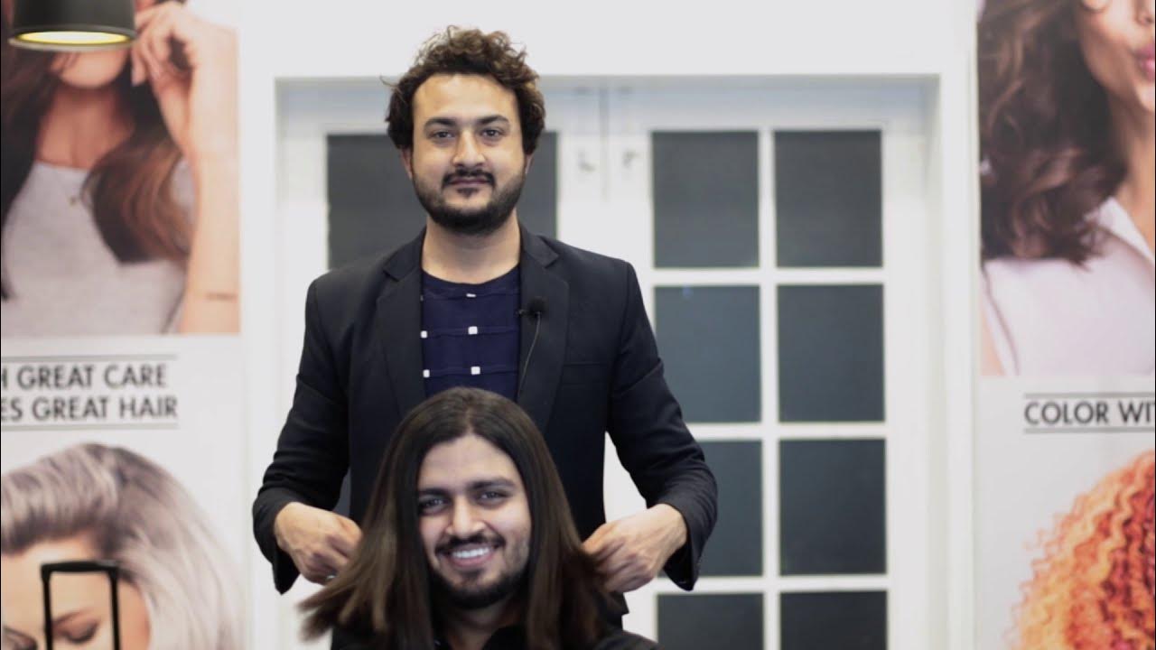 Men's Hair Rebonding with Keune Sleek & Shine Rebonding Kit YouTube