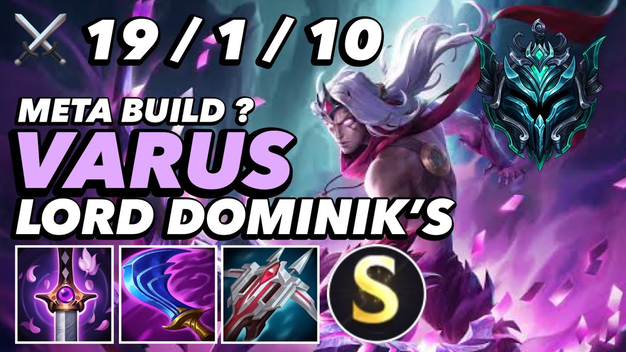 WILD RIFT VARUS : NEW META BUILD DAMAGE IS VERY BROKEN CARRY 19 KILL ...