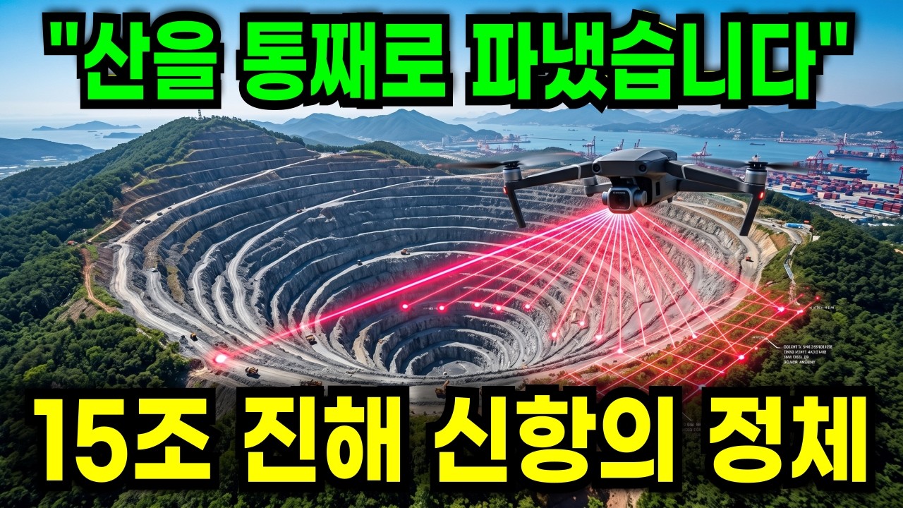 산 정상에 뚫린 120m 구멍의 정체, 대한민국이 욕망산에 15조를 쏟아붓는 이유