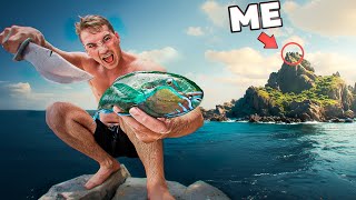 2 DAYS Eating ONLY What I CATCH (Deserted Island)