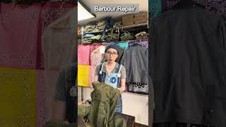 バブアー修理(ビューフォート） #diy #古着 #fashion #barbour #barbourrepairs #バブアーリペア ＃バブアー修理 #オイルジャケット