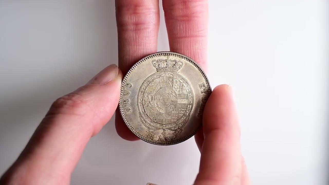 Numismatica Ranieri - Asta Numismatica n. 20 - Lotto 555 - PARMA  - Roberto I - 5 Lire 1858