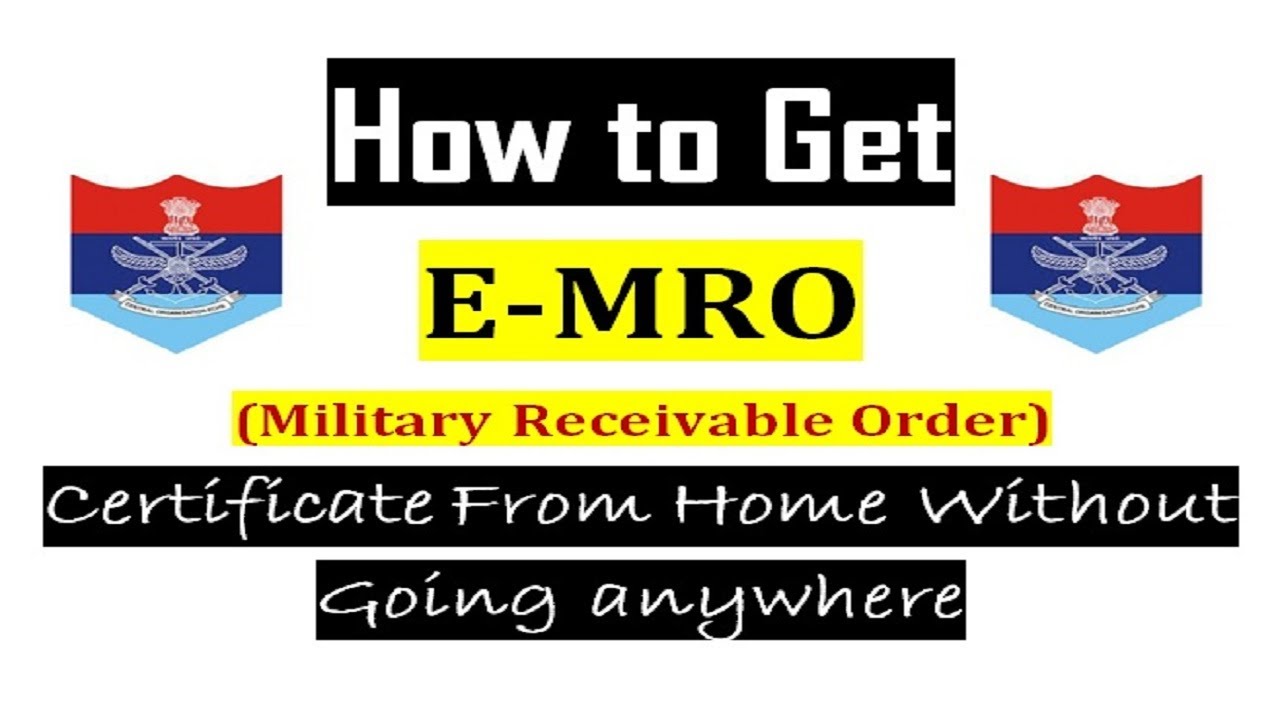 How to Get E MRO for ECHS Card|| ECHS One Time Contribution|| Submit MRO Payment Online|| Forces