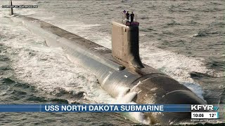 Commander of the USS North Dakota addresses legislators at the State Capitol screenshot 4