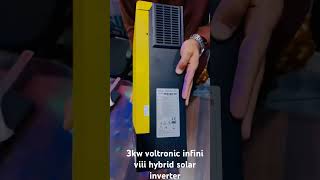 3Kw Infini Viii Voltronic Hybrid Solar Inverter Unboxing Box 2 Years Warranty Contact 03045007986