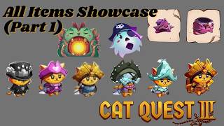 Cat Quest III - All Items Showcase (Part 1 - Hat, Body, Melee, Ranged, Trinket, Magic, Ship)(100%)
