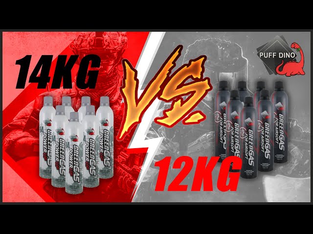 Quick test!」Puff Dino Airsoft Green Gas 12kg vs 14kg in 10℃ - YouTube