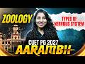 CUET PG Zoology 2027 | CUET PG Zoology Types of Nervous System | CUET PG Zoology Classes