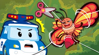 EP01 Save the Butterfly!🦋│POLI Bug Rescue Team│POLI Game│Puzzle Game│Robocar POLI TV
