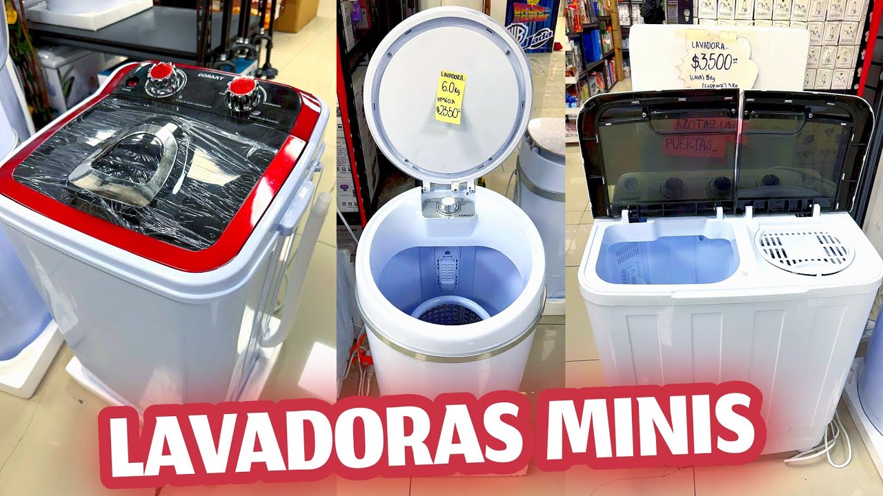 NO TE LA VAS ACABAR 😱 Nuevas LAVADORAS MINIS ECONOMICAS como de Temu / Aliexpress  en la CDMX