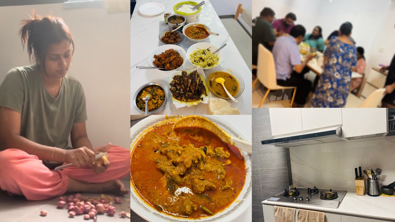 இன்னைக்கு விருந்து சாப்பாடு ரெடி பண்ணியாச்சு😋| Dinner for Husband friends & family!!!
