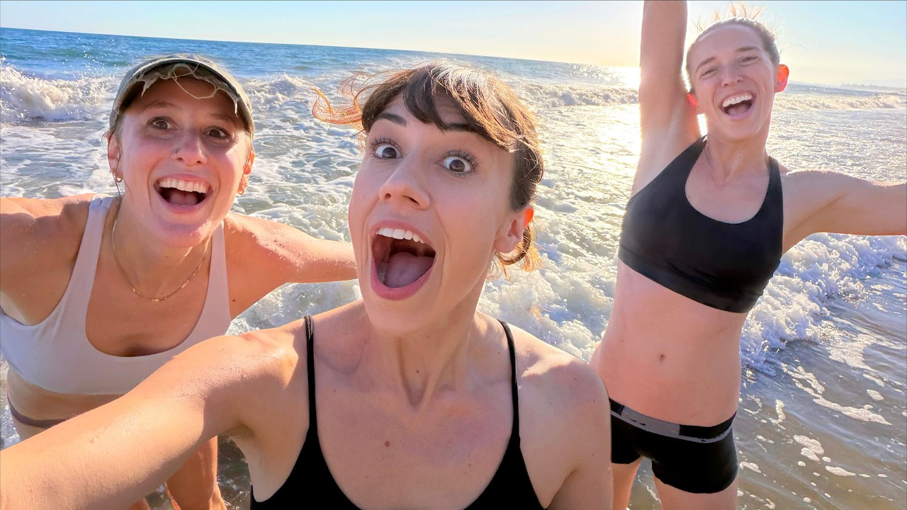 Jumping In The Ocean in Our Clothes!