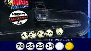 9th Sept 2014 MegaMillions Jackpot Winning Number