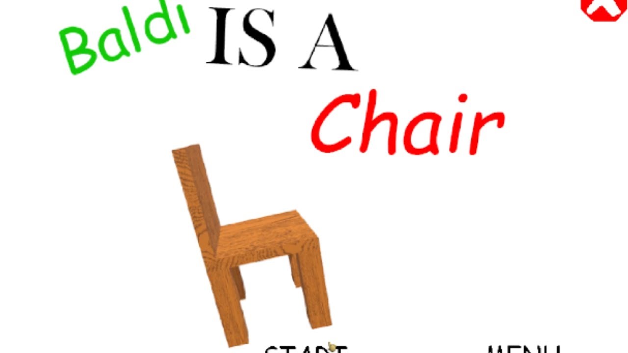 Baldi is a chair (Baldi Mod!) - YouTube