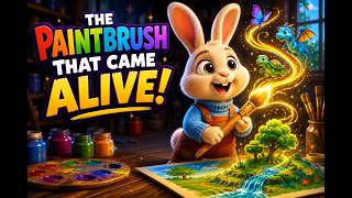 Detalles 🎨✨ The Paintbrush That Came Alive! | A Magical Story About Creativity & Friendship 🐰🌈 Actualización