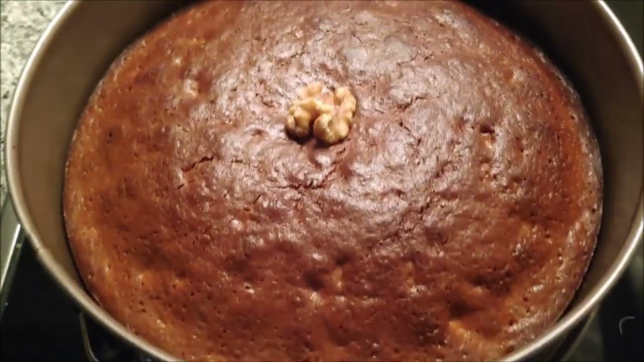 Bizcocho de naranja y nueces en Monsieur Cuisine Connect