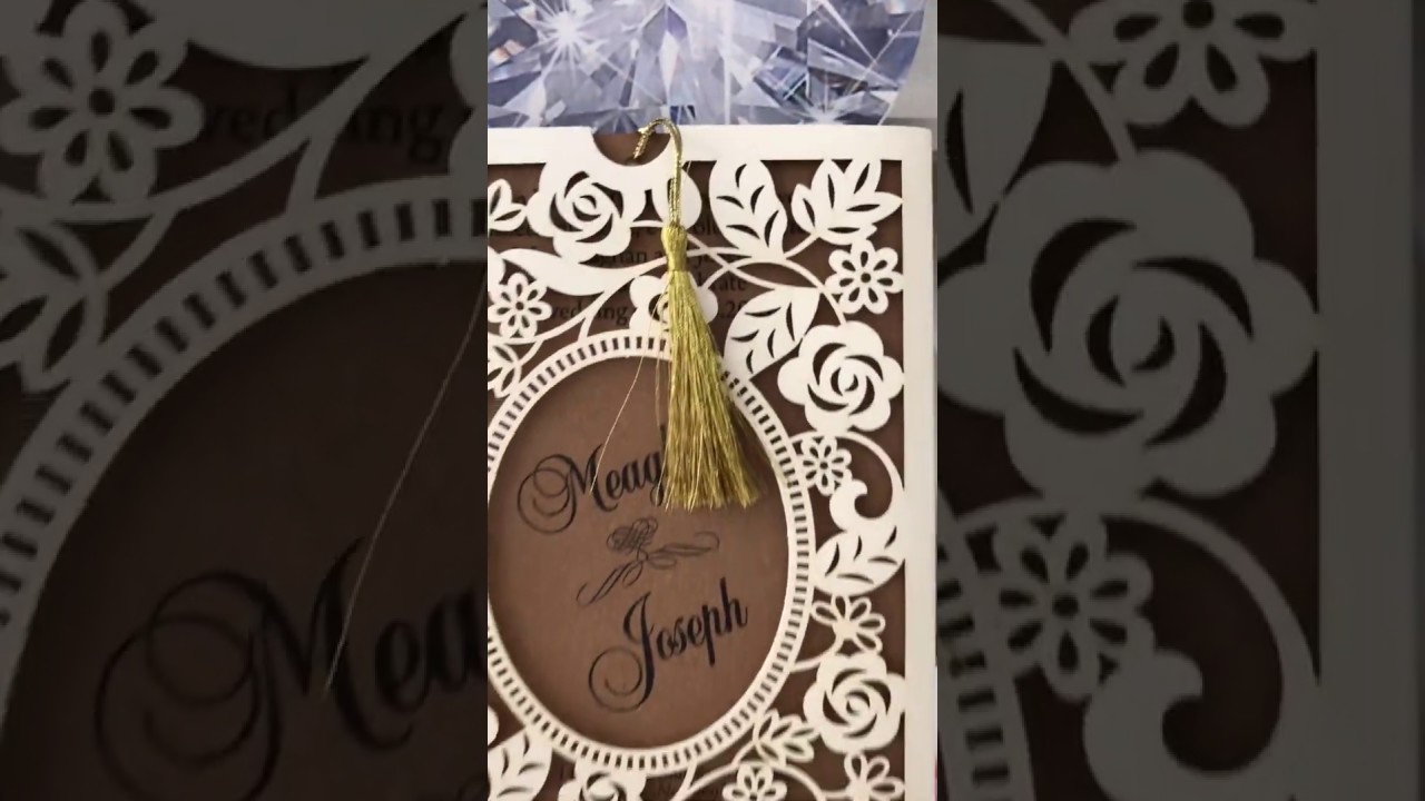Asian Style Laser Cut Wedding Invitations 2020!