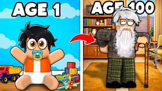 From AGE 1 to AGE 100 In ROBLOX !!! screenshot 3