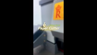 ROYALTECH Hydraulic Paper Cutter - RTH670TV7 _ Demo/Tutorial