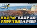 巨無霸巴威狂風暴雨將來襲！東石蚵農憂「再度重創」急拖蚵架返港｜巴威颱風最新【東森氣象讚】