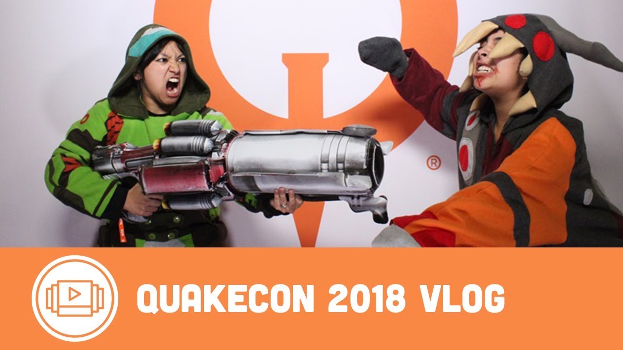RIP AND TEAR | Quakecon 2018 Vlog | Ashweez Cosplay