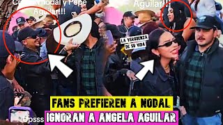 EL INCÓMODO MOMENTO DE ANGELA AGUILAR MIENTRAS NODAL SE ROBA TODA LA ATENCIÓN