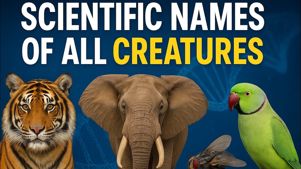 Scientific Names of All Creatures | Biology GK | Important for Exams
