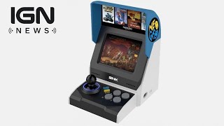 SNK Neo Geo Mini Officially Announced - IGN News Snk Neo Geo Mini Controller