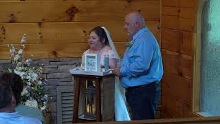 Our July Wedding at Gatlinburg's Little Log Wedding Chapel