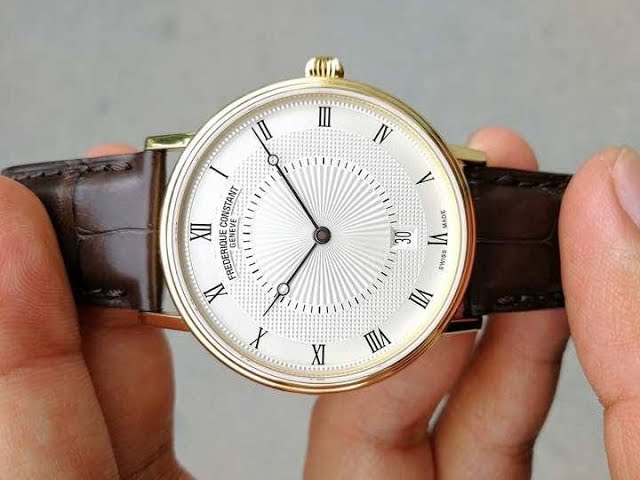 Frederique Constant Slimline FC-306MC4S35 - YouTube