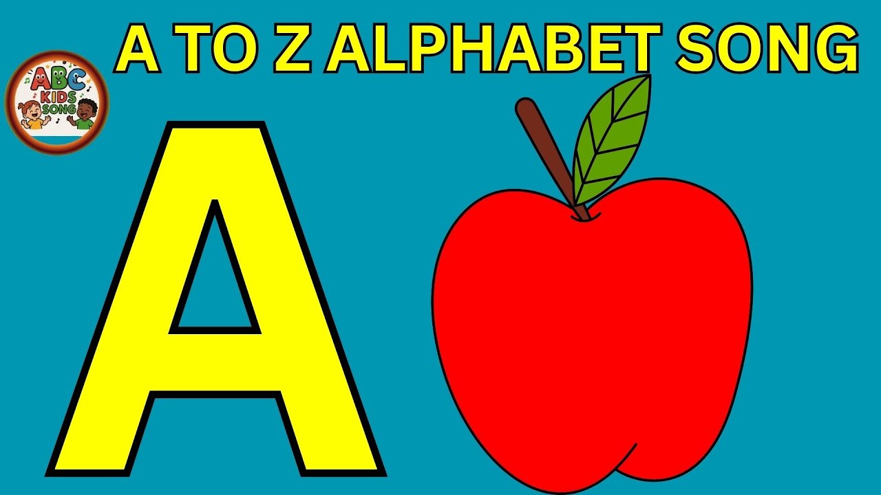 ABC Song for Happy Kids Learning | A to Z Alphabet | Nursery Rhymes ...
