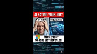 40 Jobs AI Will Replace by 2026 (Microsoft Warning)