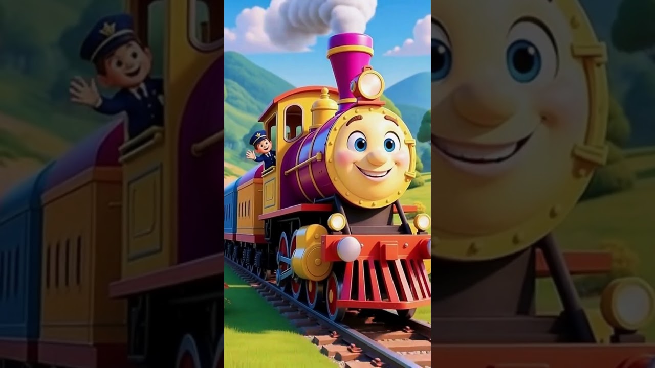 Choo Choo Train Song | Fun Animated Kids Song for Children | 
