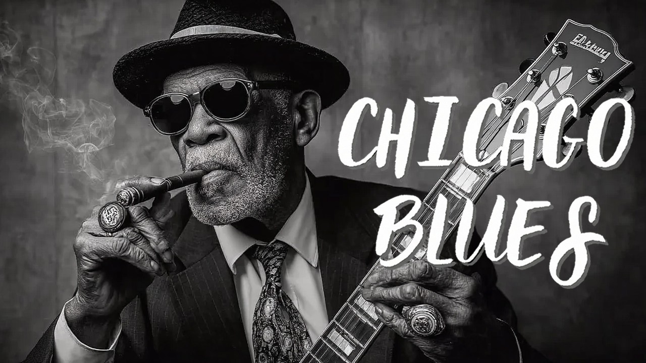 Chicago Soul in the Rain – Slow Vintage Blues Guitar from the Heart of the Windy City