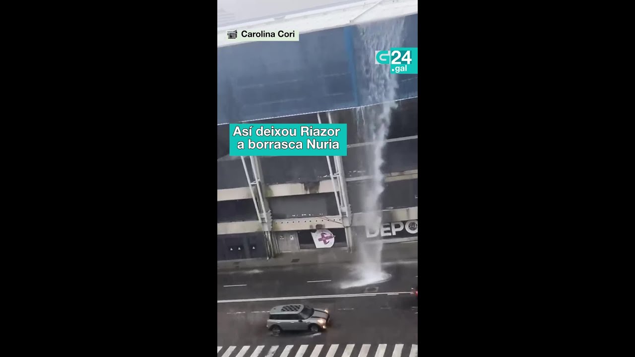 🌧️ A CORUÑA | Así deixou RIAZOR a BORRASCA NURIA