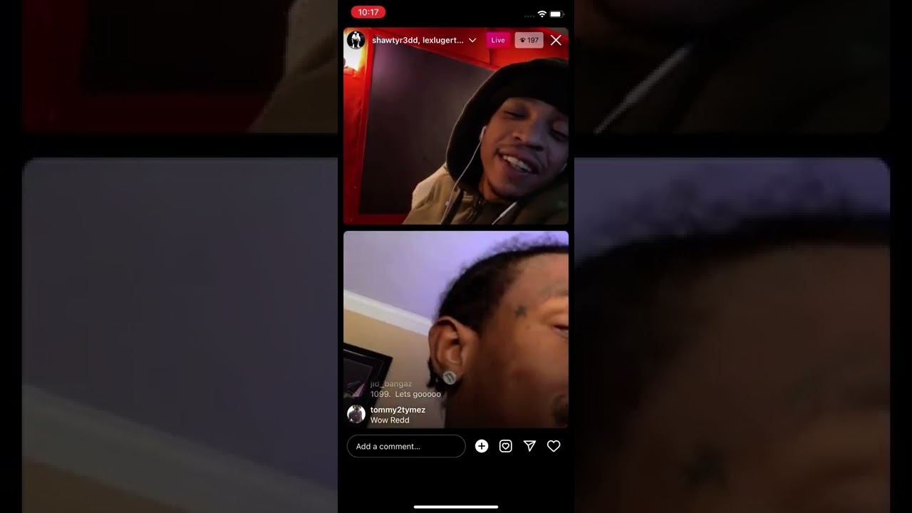 Lex Luger vs Shawty Redd on IG live part 1