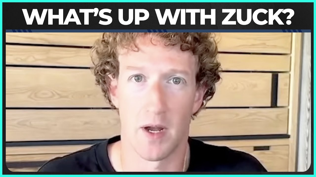 Mark Zuckerberg BENDS THE KNEE To Trump & Elon?