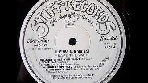 Lew Lewis & Reformer - Mr. Bartender