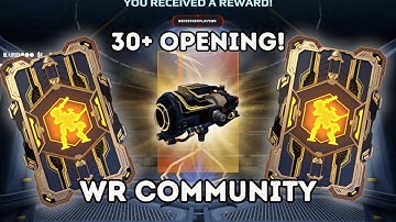 INSANE Community Ultimate Data Pad Opening in War Robots