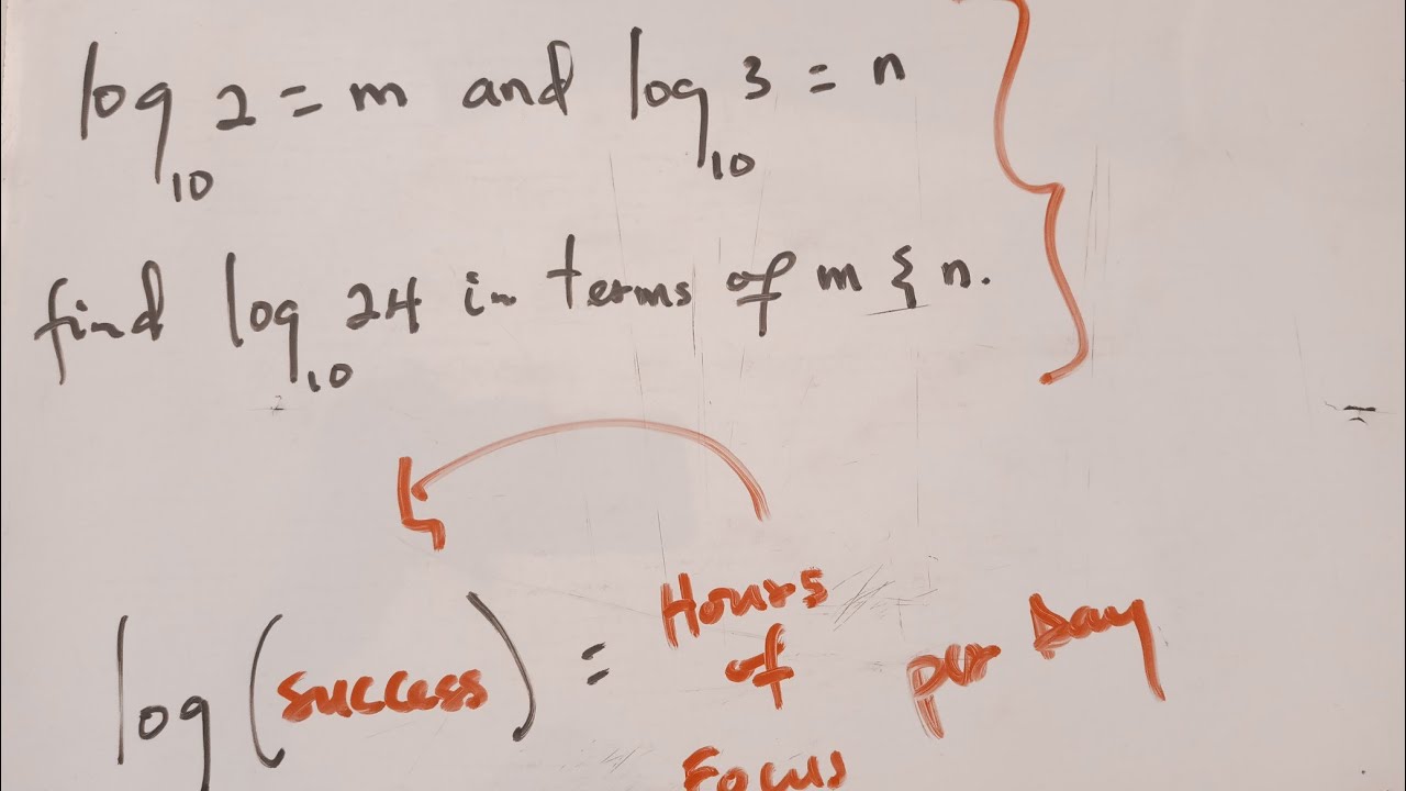 Log Any Problems STEP ONE To Solve ANY Logarithmic Equations Very Fast | Exponential ...