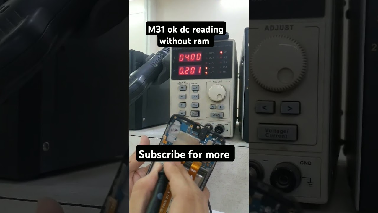 samsung m31 ok dc reading without ram 