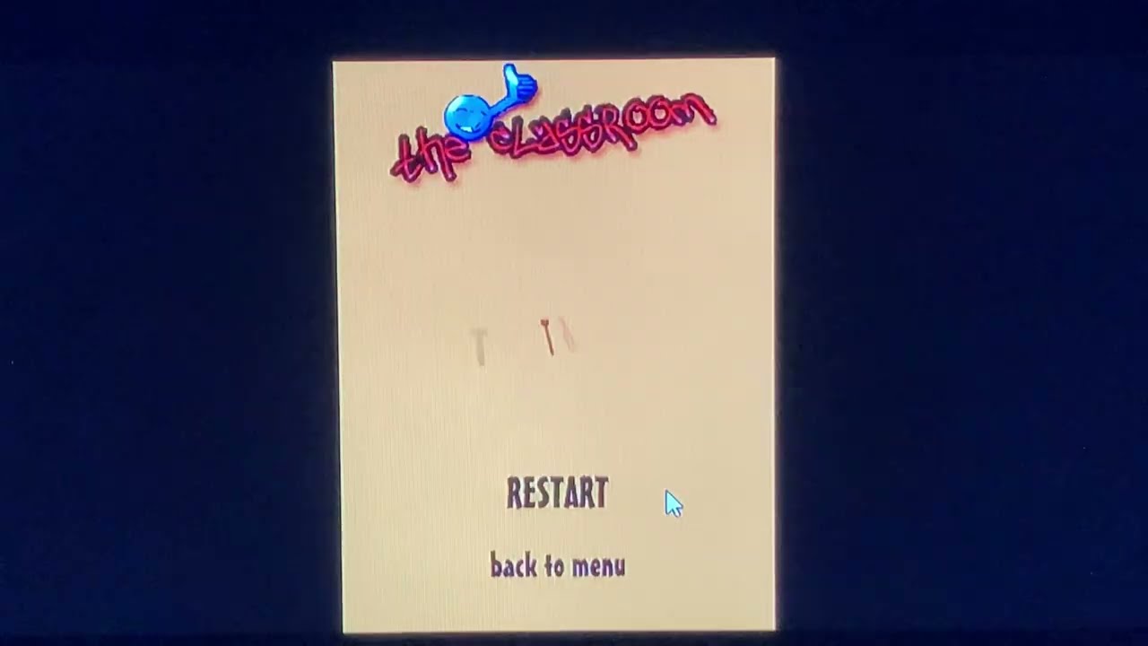 Flash Game Nostalgia! The Classroom Trilogy, 1 of 3