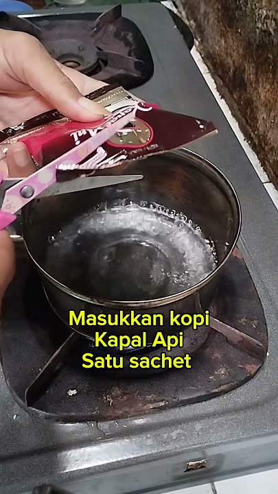 CARA MEMBUAT RASA KOPI KAPAL API YANG BERBEDA #kopi #kopikapalapi #kopihitam #videoshort #shortsfeed