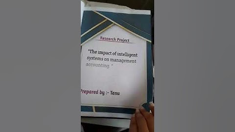 #Research project #Dessertation file #B.com final year #Ccs university #Meerut