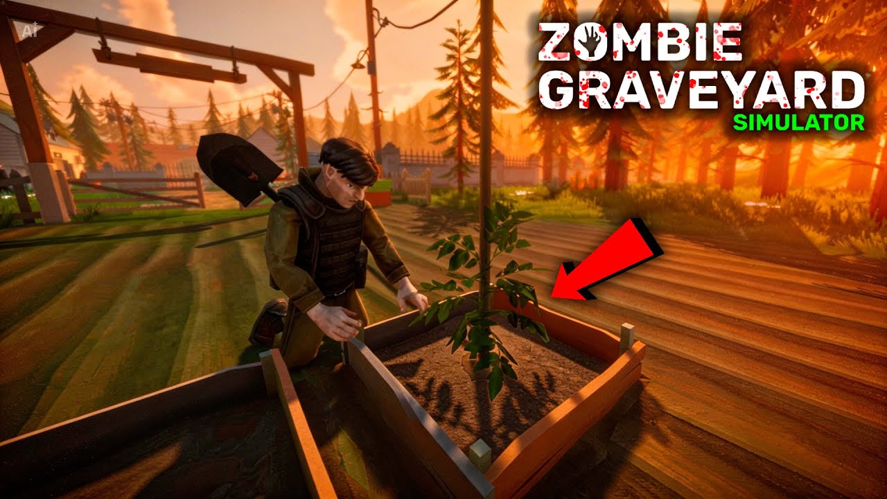 ДЕЛАЕМ БИЗНЕС НА ЦВЕТАХ - Zombie Graveyard Simulator #3