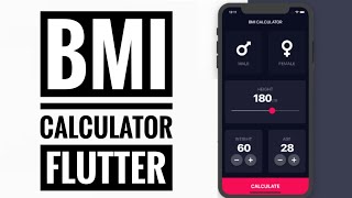 How to Create BMI Calculator in Flutter | Beautifully Designed App | Flutter | ‎@flutterstudio screenshot 5