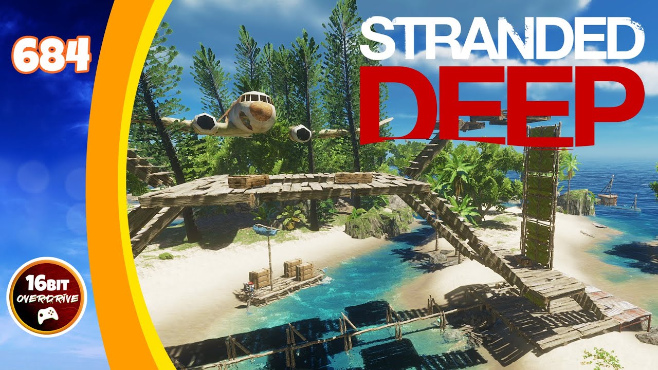Easy Island Harvesting And Building A Spiral Staircase  - Stranded Deep (684)