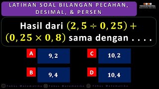 Contoh Soal Bilangan Desimal Kelas 7 | Soal Bilangan Pecahan Desimal dan Persen Nomor 17
