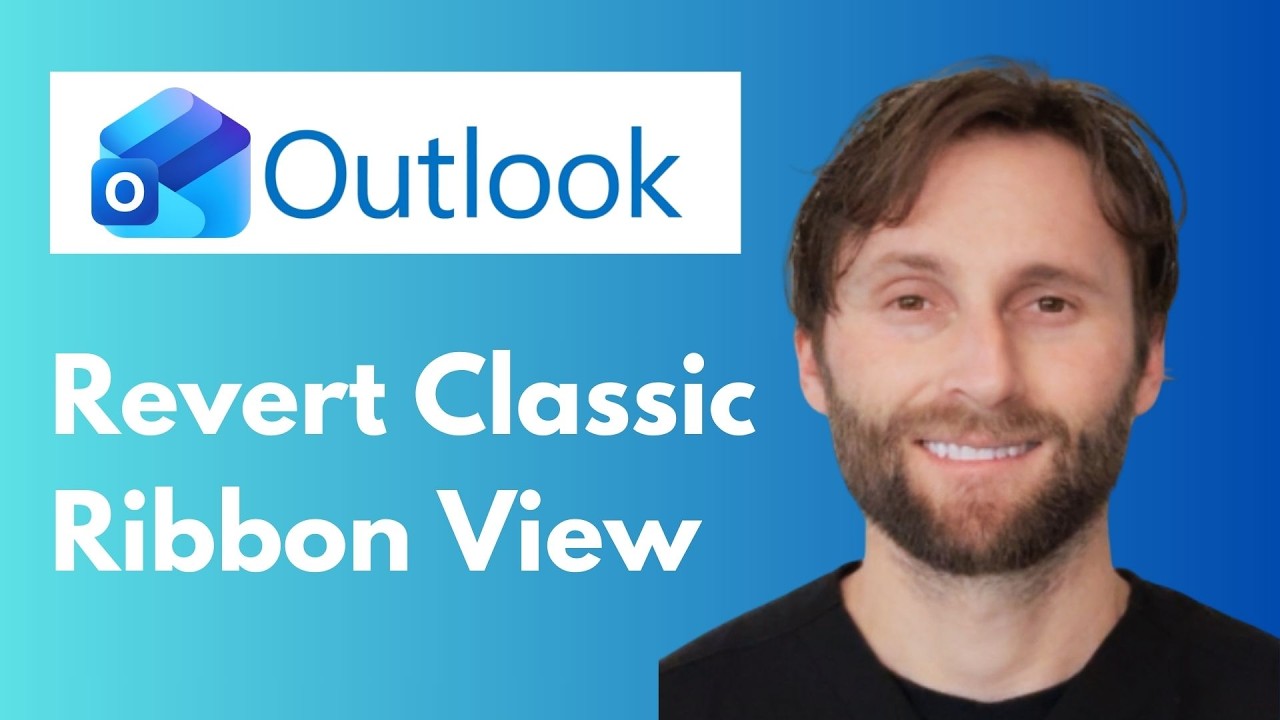How to Revert Outlook Classic Ribbon View [Full Guide 2026] - YouTube