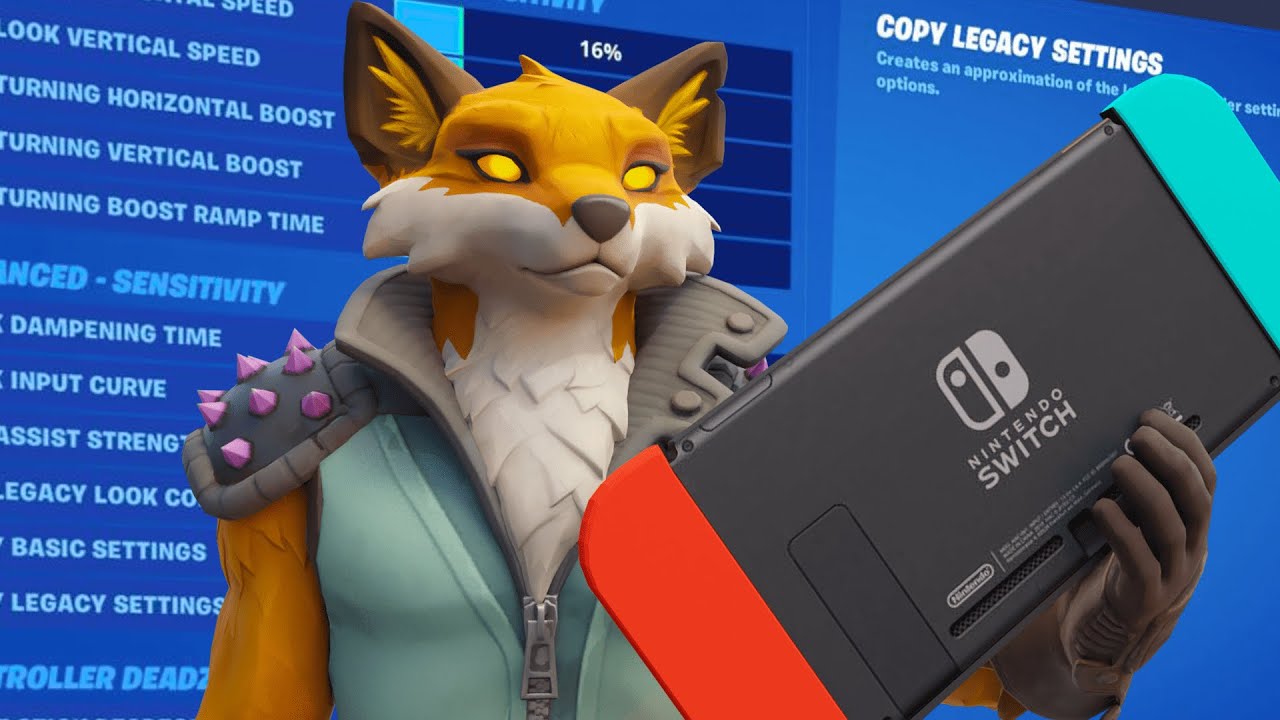 Best Nintendo Switch Fortnite Settings For Chapter 2 Season 7 For